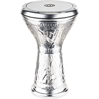 Meinl Percussion HE-3030 - Darbuka (aluminio- piel sintética- martillado a mano- 21-59 cm)